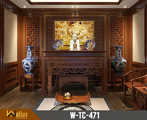 Tranh trúc chỉ chạm nét ánh kim