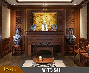 Tranh trúc chỉ chạm nét ánh kim