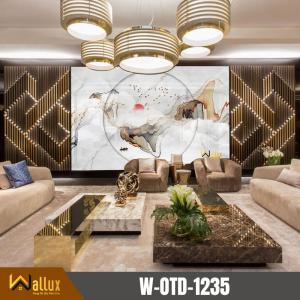 Tấm pvc vân đá bóng gương W-OTD-1235