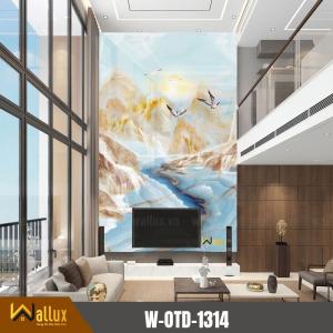 Tấm nhựa giả đá bóng gương W-OTD-1314