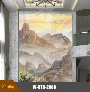 Tấm nhựa giả đá bóng gương W-OTD-2000