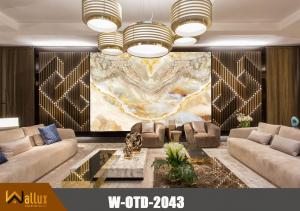 Tấm nhựa giả đá bóng gương W-OTD- 2043