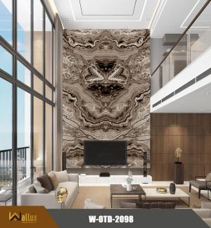 Tấm nhựa giả đá bóng gương W-OTD-2098