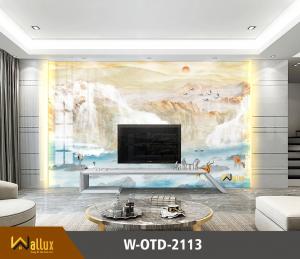 Tấm nhựa giả đá bóng gương W-OTD-2113