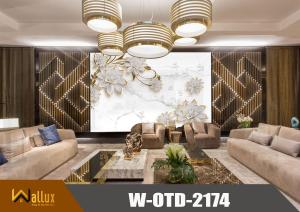 Tấm nhựa giả đá bóng gương W-OTD-2174