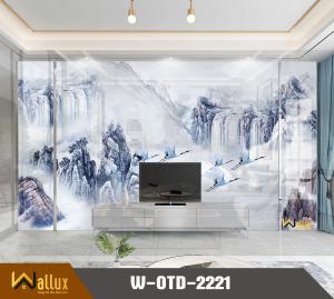 Tấm nhựa giả đá bóng gương W-OTD-2221