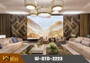 Tấm nhựa giả đá bóng gương W-OTD-2223