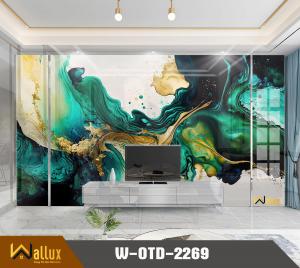 Tấm nhựa giả đá bóng gương W-OTD-2269