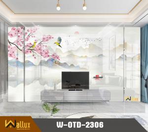 Tấm nhựa giả đá bóng gương W-OTD-2306