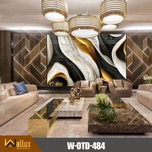 Tấm nhựa giả đá bóng gương W-OTD-484