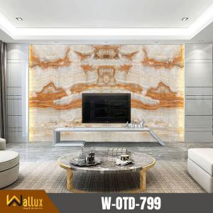 Tấm nhựa giả đá bóng gương Wallux W-OTD-799