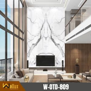 Tấm ốp tường vân đá đối xứng (Bookmatch, Quadmatch) Wallux W-OTD-809