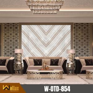 Tấm PVC vân đá bóng gương Wallux W-OTD-854