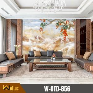 Tranh nhựa giả đá bóng gương Wallux W-OTD-856