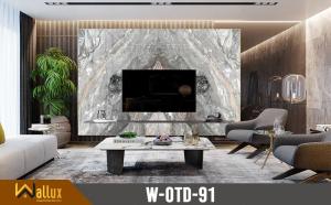 Tấm nhựa giả đá bóng gương W-OTD-91