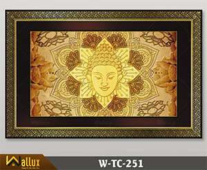 Tranh trúc chỉ chạm nét ánh kim