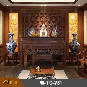 tranh trúc chỉ chạm nét ánh kim