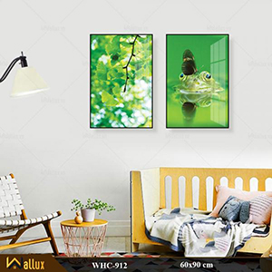 Bộ tranh treo tường pha lê tráng gương WHC-871
