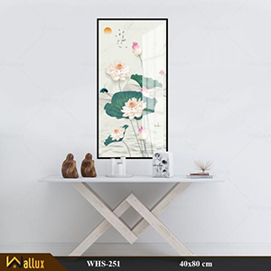 Bộ tranh treo tường pha lê tráng gương WHS-251