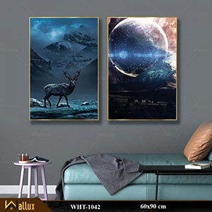 Bộ tranh treo tường pha lê tráng gương WHT-1042