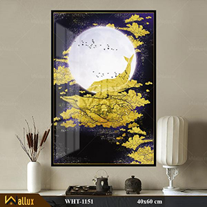Bộ tranh treo tường pha lê tráng gương WHT-1151