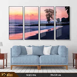 Bộ tranh treo tường pha lê tráng gương WHC-871