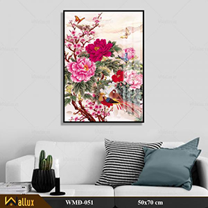 Bộ tranh treo tường pha lê tráng gương WMĐ-051