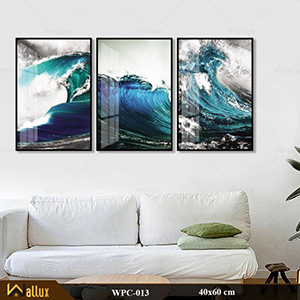 Bộ tranh treo tường pha lê tráng gương WPC-013