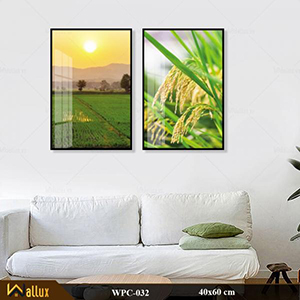 Bộ tranh treo tường pha lê tráng gương WPC-032