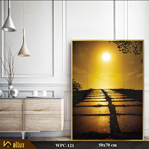 Bộ tranh treo tường pha lê tráng gương WPC-121