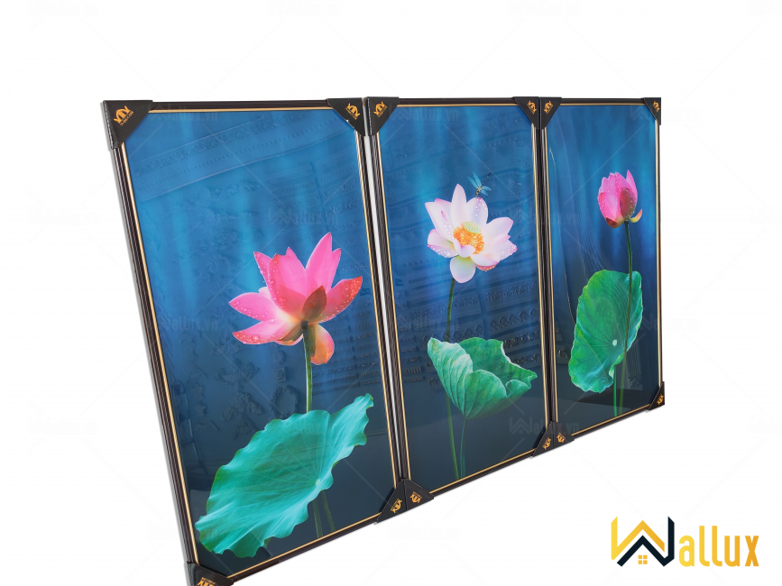 Tranh pha lê tráng gương Wallux