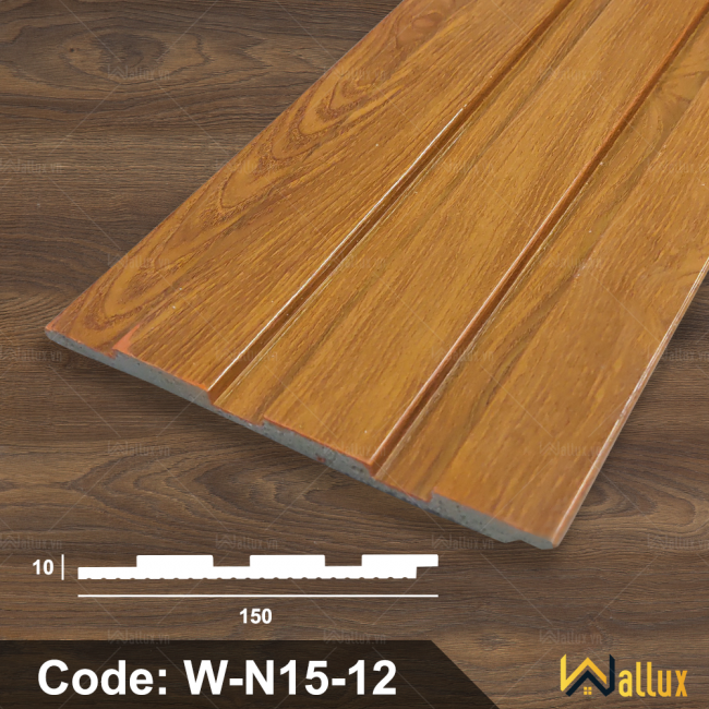 Tấm nhựa vân gỗ ốp tường Wallux