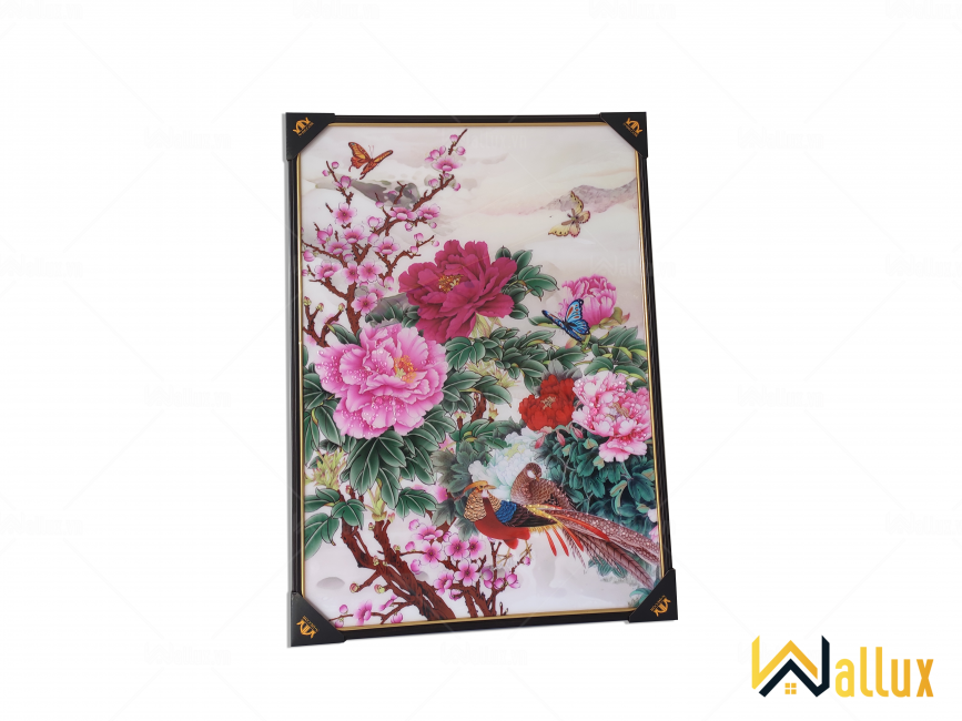 Tranh pha lê tráng gương Wallux