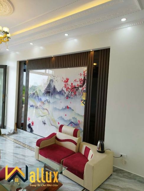 tranh ốp tường tráng gương 
