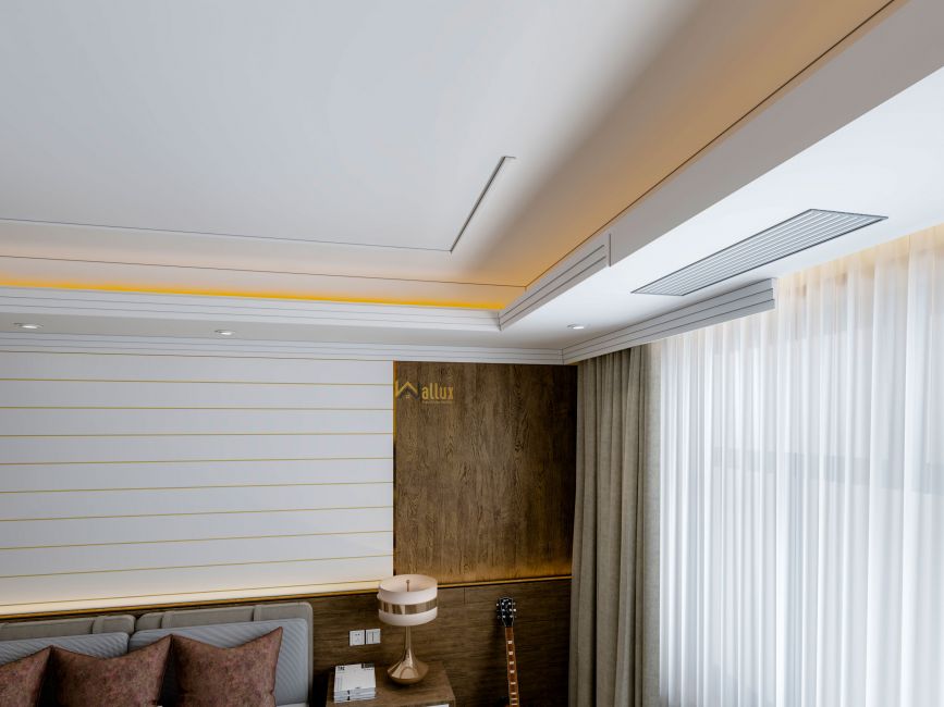 Phối cảnh phào hiện đại Wallux