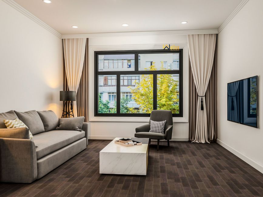 Phối cảnh phào hiện đại Wallux