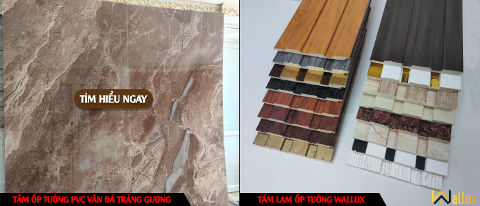 các loại tấm ốp tường wallux