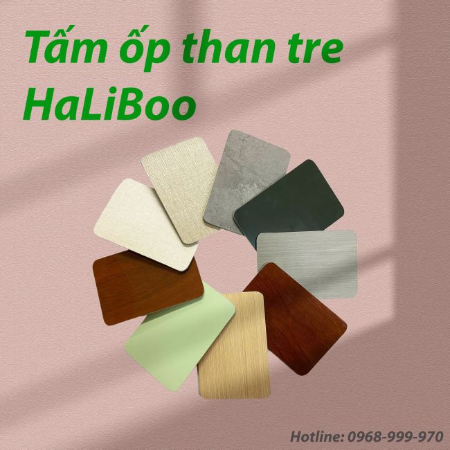 tấm ốp đa năng sợi than tre haliboo 