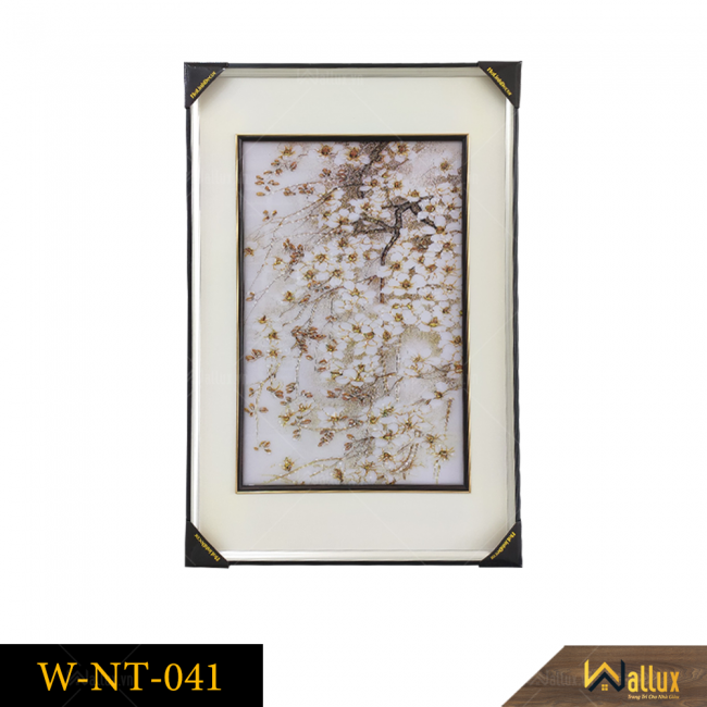 tranh pha lê tráng gương Wallux