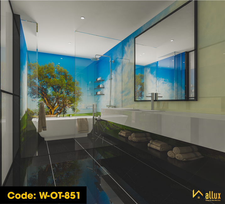 Tranh ốp tường thương hiệu Wallux