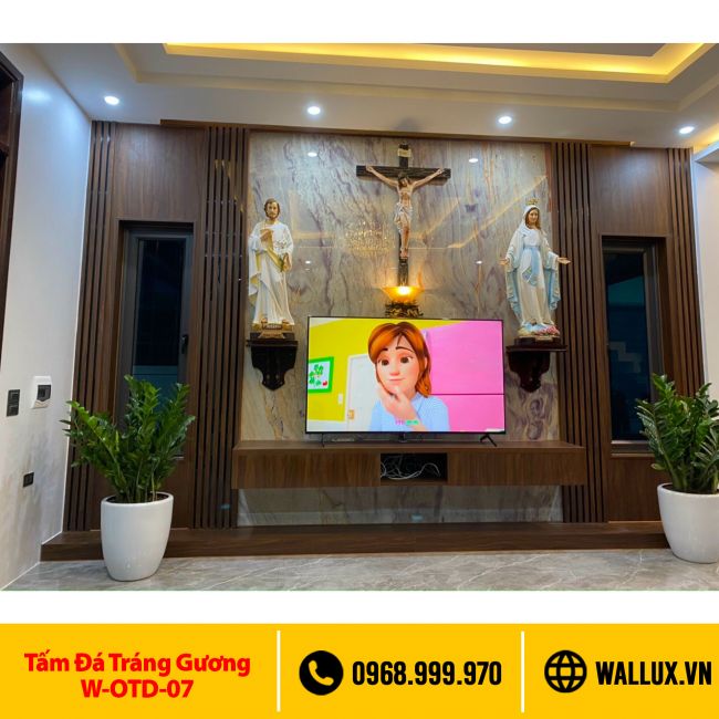 tấm ốp tường pvc vân đá 