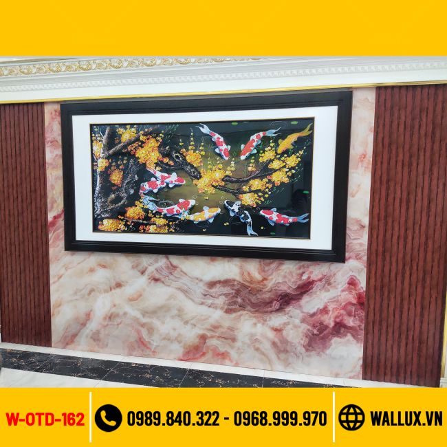 tấm ốp tường giả đá tráng gương