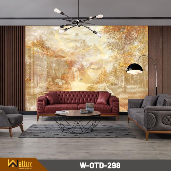 vách nhựa giả đá Wallux