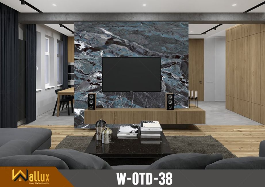 Phòng mẫu tấm ốp tường vân đá Wallux