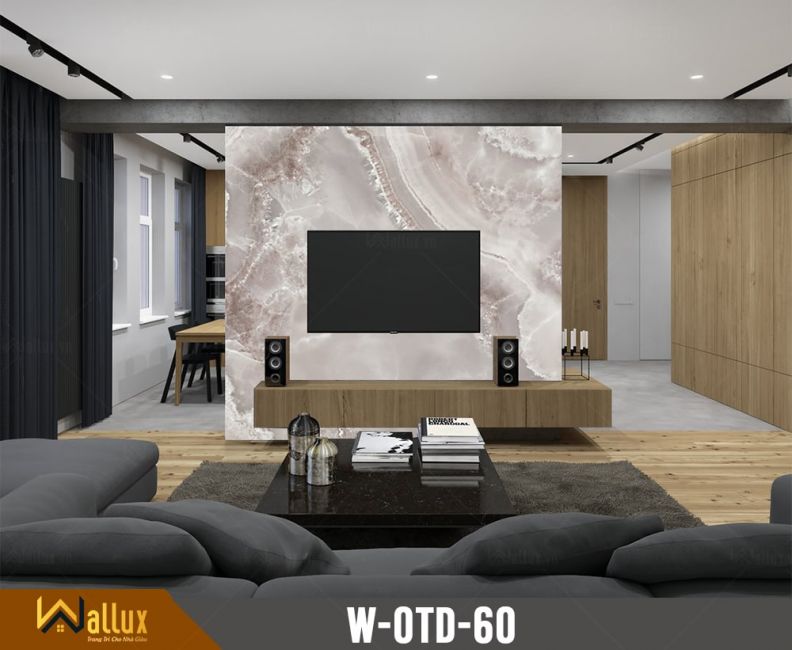 Phòng mẫu tấm ốp tường vân đá Wallux