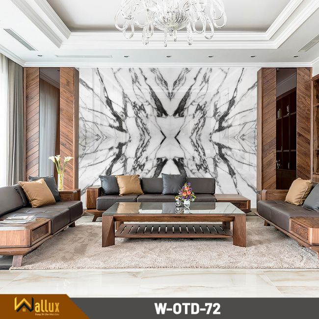 mẫu thiết kế Tấm Ốp Vân Đá Đối Xứng