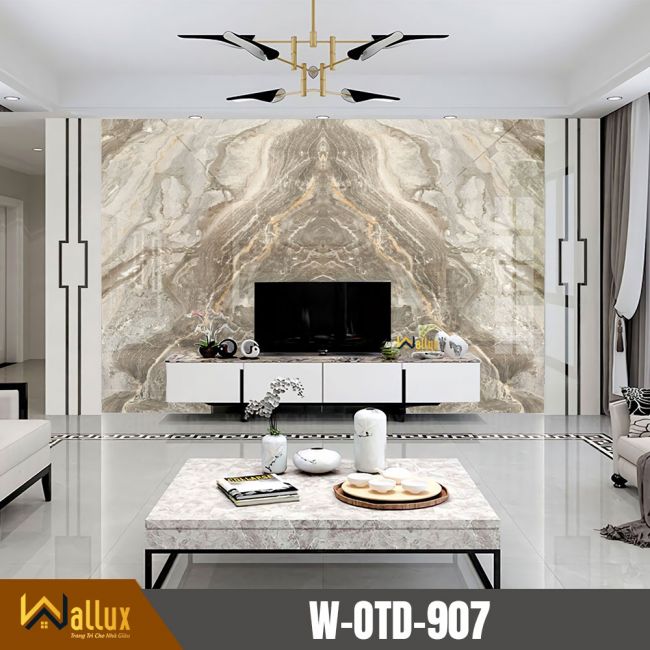 tấm pvc vân đá đối xứng wallux