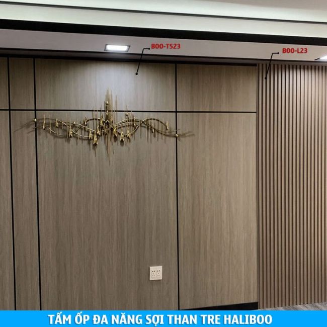 tấm ốp tường đa năng sợi than tre 